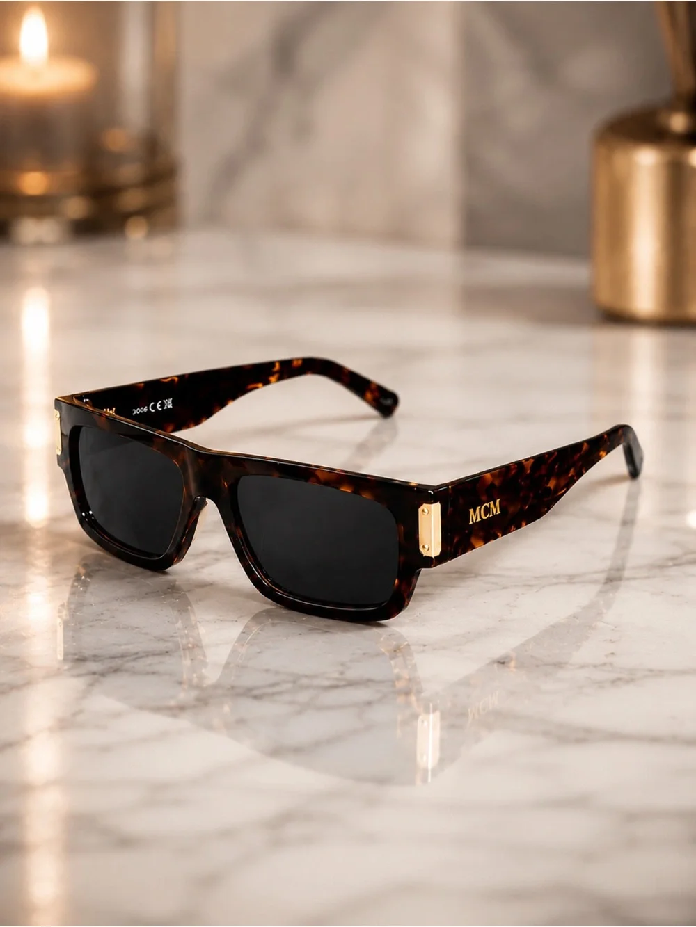 MCM Tortoise Oversized Sunglasses Brown Gradient Lens | Brand New Full Inclusion